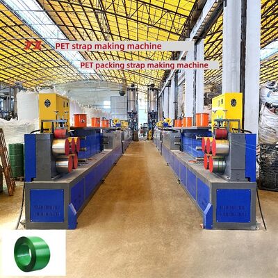 Máquina para fabricar flejes de PET de alta resistencia, equipo de producción de flejes de PET con una producción de extrusión de 100-600 kg/h