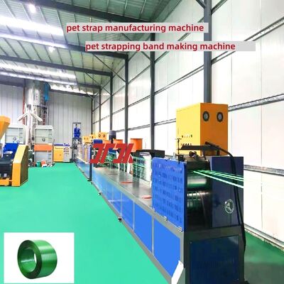 Máquina para fabricar correas de PET 9-25 mm Equipo de cinturón de acero de plástico PET para copos de botella 100% PET