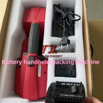 Herramienta de flejado manual de poliéster PP de 9-19 mm con batería de 3000 mAh, fusión en caliente