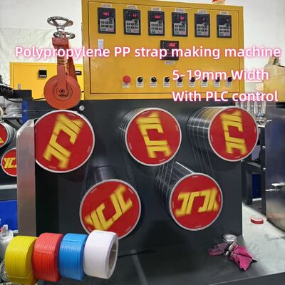 Utiliza material reciclado máquina de fabricación de correa de PP con doble tornillo único totalmente automático