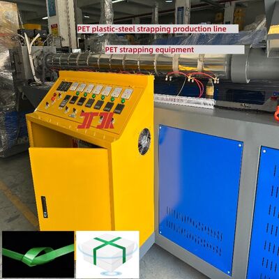 Maquinaria de plástico Línea de producción de tiras de acero de plástico PET de 9-25 mm Máquina de bobinado automático servo