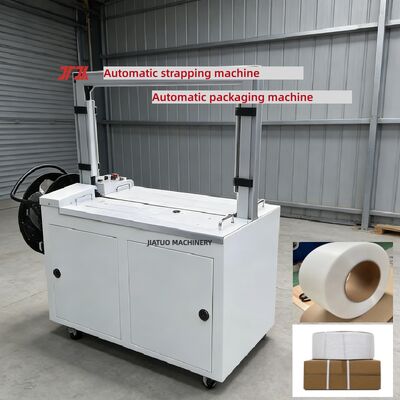 Flejadora automática de alta velocidad Máquina envasadora automática para flejar cajas de cartón