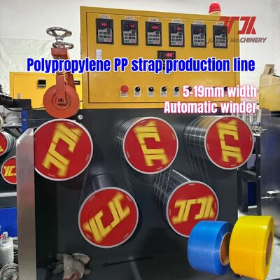 Equipo automático de embalaje de PP PET máquina de fabricación de correas de PP de alta velocidad con sistema de control PLC