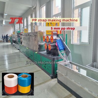 Máquina para fabricar correas de PP de 5 mm Máquina flejadora de PP con polipropileno 100% pp