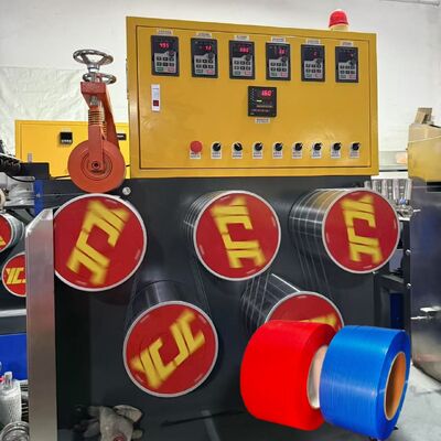 Equipo de producción de cinturones de embalaje de PP de alta eficiencia de 5 mm Máquina de fabricación de correas de PP con control automático