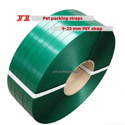 Correa de embalaje de PET de alta velocidad, correa de acero y plástico PET de 16mm para tracción de 300-1500KG