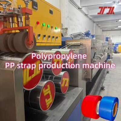 5-19mm PP Packing Belt Production Line With PLC Control System And Non-stop Screen Changer