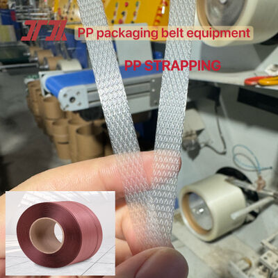 Máquina de fabricación de correas de embalaje de PP controlada por PLC Equipo de correas de embalaje de PP con materiales de pp 100% reciclados