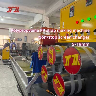 Máquina de producción de correas de PP de alta eficiencia con control PLC y cambio de pantalla automático 230-260 kg/h