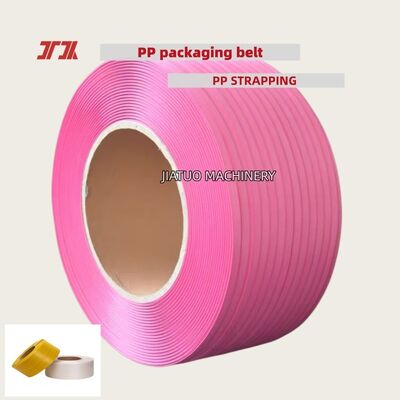 Cinturones de embalaje de polipropileno de polipropileno de 12 mm de color blanco para máquinas automáticas de embalaje