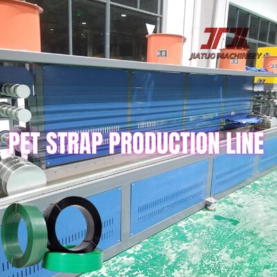 Máquina de producción de correas de acero PET de 9-32 mm con control PLC y enrollador automático