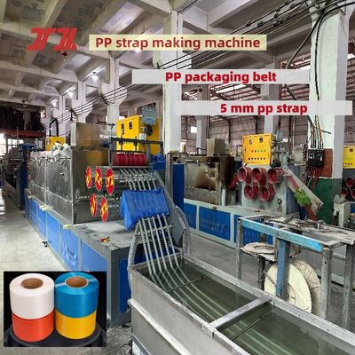 Equipo de producción de cinturones de embalaje de PP de alta eficiencia de 5 mm Máquina de fabricación de correas de PP con control automático
