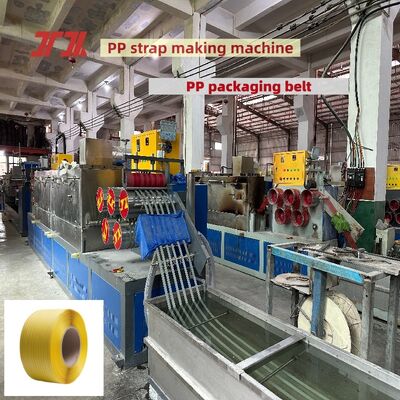 Equipo automático de embalaje de PP PET máquina de fabricación de correas de PP de 5 mm con 100% de polipropileno de PP