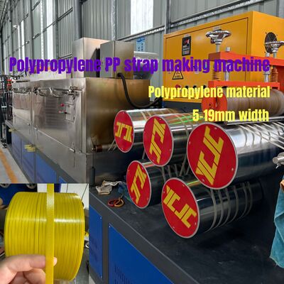 220V Customized Voltage Single-screw Pp Strap Production Line With PLC Control