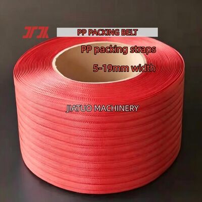 Nuevo material cinturón de embalaje de PP 5 mm Cintas de embalaje de PP para máquinas automáticas de correas