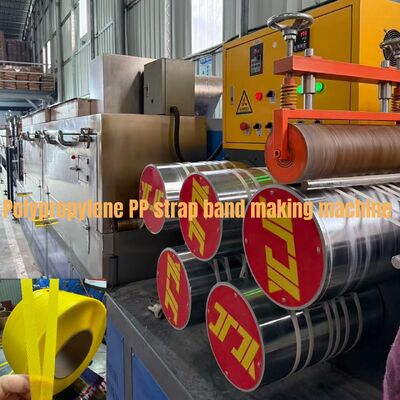 100% Polypropylene PP Strapping Production Line PP strap making machine with Automatic Screen Changer