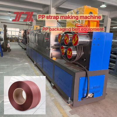 Máquina de fabricación de correas de PP Línea de extrusión de banda de correas de PP con sistema de control totalmente automático PLC
