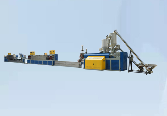 Máquina para hacer cinturones de embalaje de plástico de PVC 150m/min Línea de extrusión de tiras de PP