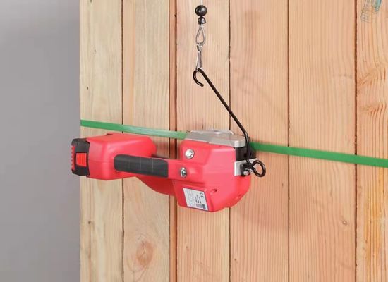 Máquina de flejado eléctrica portátil 13-25mm para fleje PP PET, herramientas de flejado eléctricas