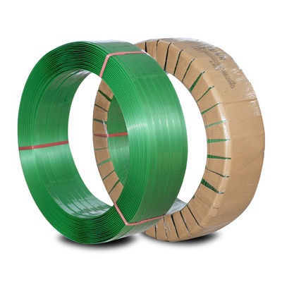 Cinta de embalaje de plástico PET grabada azul negro, 200 mm, núcleo de papel de 406 mm de diámetro