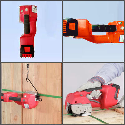 Máquina portátil de cinta de 2100N con batería portátil de 13 mm 16 mm PET PP