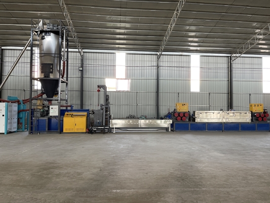 Máquina de extrusión de cinturón de embalaje eléctrico de tornillo único para hacer tiras de PET 90KW Máquina eléctrica para hacer tiras de PET