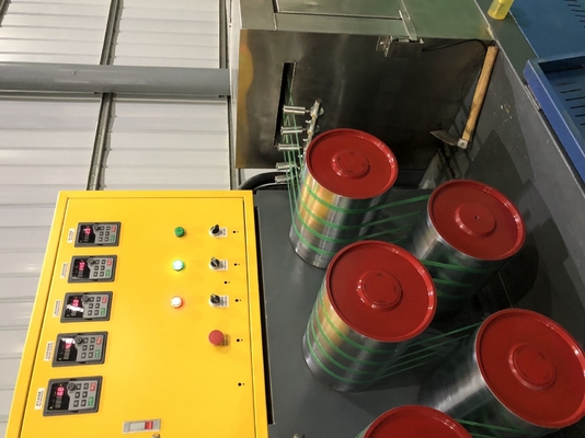 250 kg/h Máquina de embalaje de cinturón de plástico de PET de ladrillo 9-32 mm Máquina de fabricación de correas