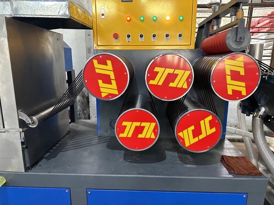 Línea de extrusión automática de banda de correa de PP con material de tornillo de 125 mm 350-380 kg/h