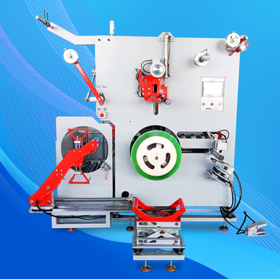 PLC pantalla táctil de cinta de PET enrollador de bobina peso máximo de enrollamiento 80KG-350KG