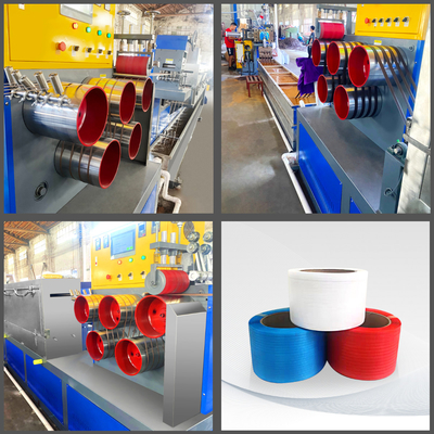 Máquina automática de fabricación de correa de PP de 220-240V Línea de extrusión de correa de PP