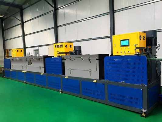 9mm-32mm de ancho de la cinta de PET línea de extrusión 350kg/Hr de embalaje de la cinta de fabricación de la máquina