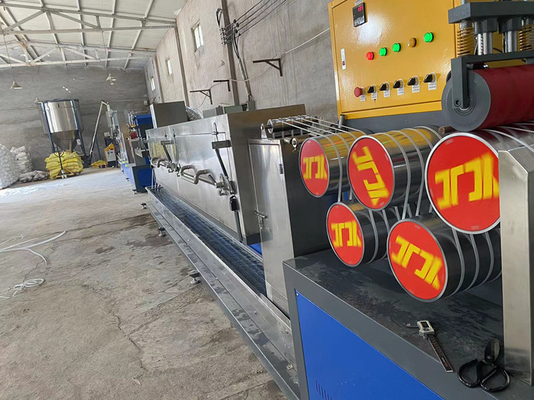 Línea de producción de correas de PP recicladas de alta eficiencia 230 - 250 kg/h con motor Siemens
