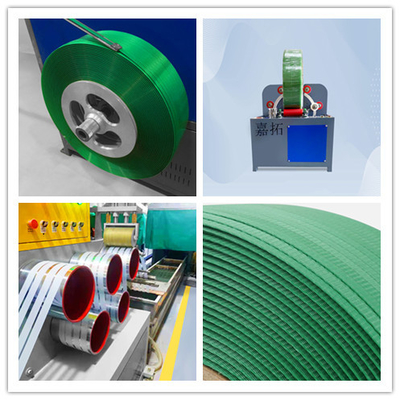 100% de botellas recicladas de material PET de la correa de fabricación de la máquina Construcción duradera