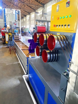 Máquina de fabricación de correa de material reciclado de PP de 110 mm de diámetro de tornillo único