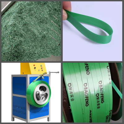 Línea de extrusión de tiras de PET con torre de pre-secado de 5000L y secador rotativo de deshumidificación de panal de miel 0ST-2000
