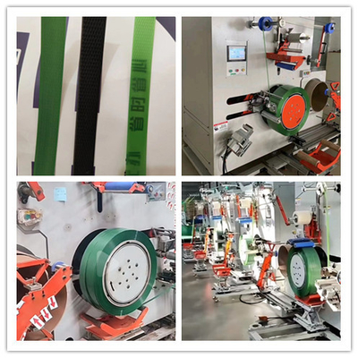 Máquina automática de bobinado con servomotor, cinta de embalaje PET, de bobinado limpio, adecuada para 9-32 mm
