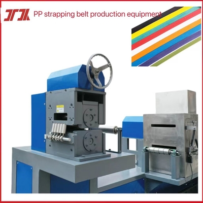 Máquina de extrusión de banda de PP de 3 correas con potencia de motor de 37kw, capacidad de extrusión de 180-220 kg/h