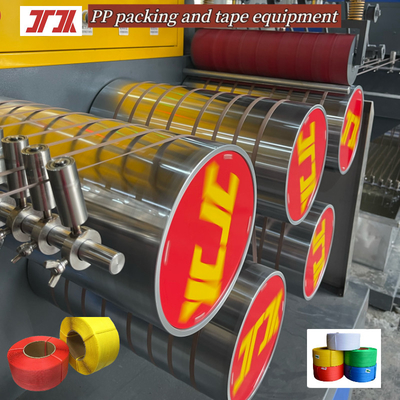 200 kg/h Línea de extrusión de cinta de PP 3.6*1.2*4M Máquina de cinta de embalaje de PP