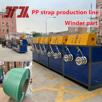 Máquina de fabricación de bandas de PP recicladas de tornillo único para la industria del embalaje