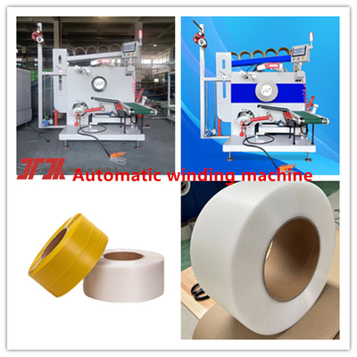 Maquinaria de envasado PP PET máquina de devanado automática Servo máquina de devanado 5-19 mm de ancho