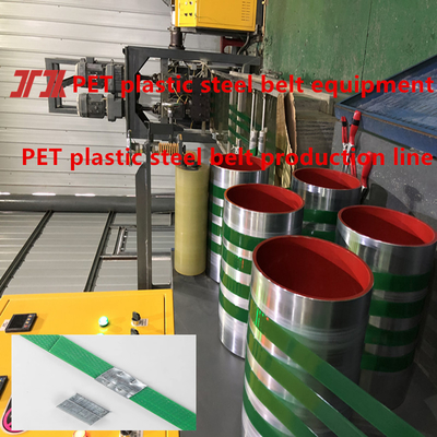 Fabricación de cinturones de PET, maquinaria de producción de cinturones de acero de plástico y PET, equipos de embalaje de anchura entre 9 y 32 mm