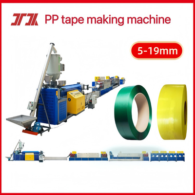 Máquina de fabricación de correa de polipropileno de 110 mm de diámetro de tornillo con tipo de núcleo de papel