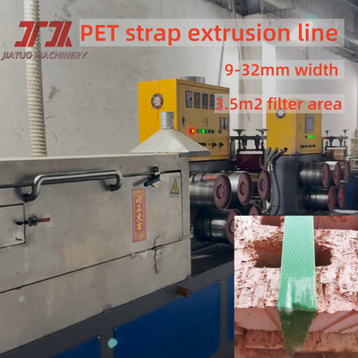 9-32mm ancho 280kg/h Máquina para hacer correas de plástico para mascotas con sistema de control en relieve y PLC