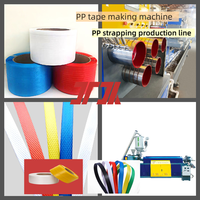 Maquinaria de plástico personalizada, máquina para la fabricación de cintas de PP, equipo de producción de cintas de embalaje de PP para equipos de extrusión de PP de alta gama