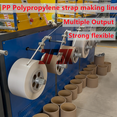 Máquina de embalaje totalmente automática 240 kg/h Máquina de fabricación de tiras de plástico de PP 5-19 mm Ancho personalizado