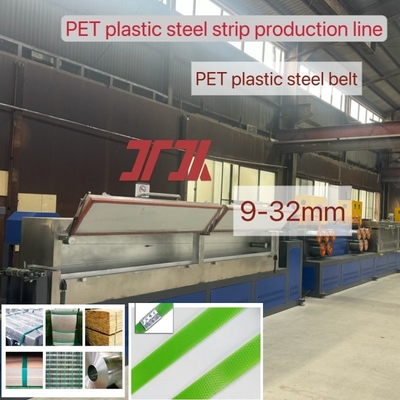 Equipo de extrusión Línea de producción de cinturones de plástico PET de alta velocidad Equipo de correas de PET Máquina de producción de cinturones de PET con sistema de control PLC