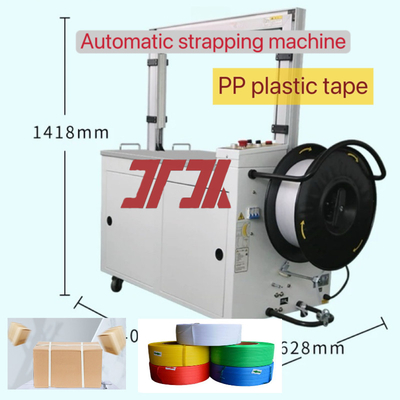 Maquinaria de embalaje 5-15mm PP de cinta de cinta Máquina de cinta automática Máquina de cinta de escritorio con diseño de pórtico