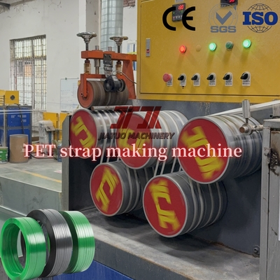 400-450kg/H Capacidad de la cinta de fabricación de PET máquina con bobinador totalmente automático y hacer alta tensión de cinta de PET