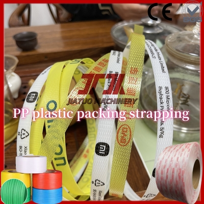 Fleje de plástico PP industrial personalizado para embalaje de polipropileno manual y automático con ancho de 5-19 mm y longitud mayor