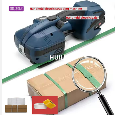 Batería de litio Máquina de sujeción de mano Máquina de sujeción automática 13-25mm PET/PP Herramienta de sujeción eléctrica